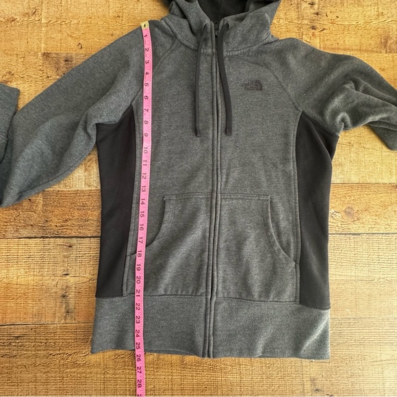 The North Face Zip Up Hoodie Jacket Gray Black MEDIUM - Picture 8 of 8